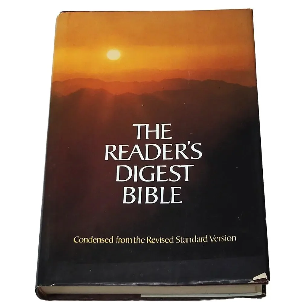 The Reader's Digest Bible Condensed RSV 1982 Hardcover – Like New Condition